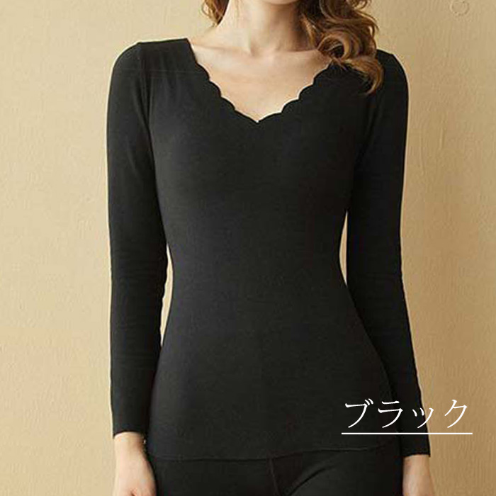 あったか インナ ー裏起毛 シームレス 温活 発熱 保温 ヒート 起毛 レディース 極暖 [郵1.5]^t965^ | uricca | 19