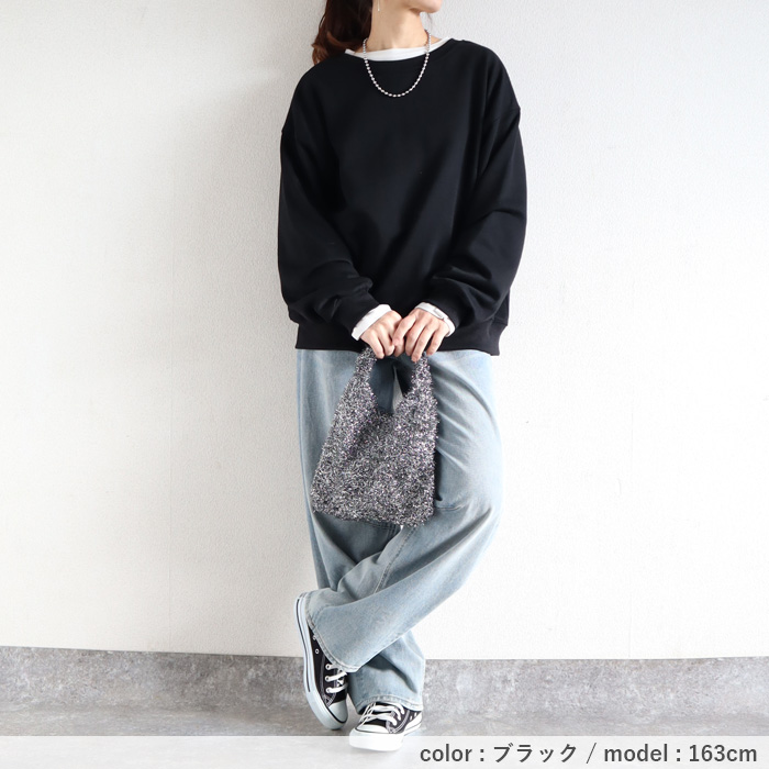 カーディガン トップス レディース スウェット トレーナー 長袖 羽織り 春 秋 冬 黒 おしゃれ かわいい 30代 40代 50代 カットソー 前あき [郵3]^t967^ | uricca | 27