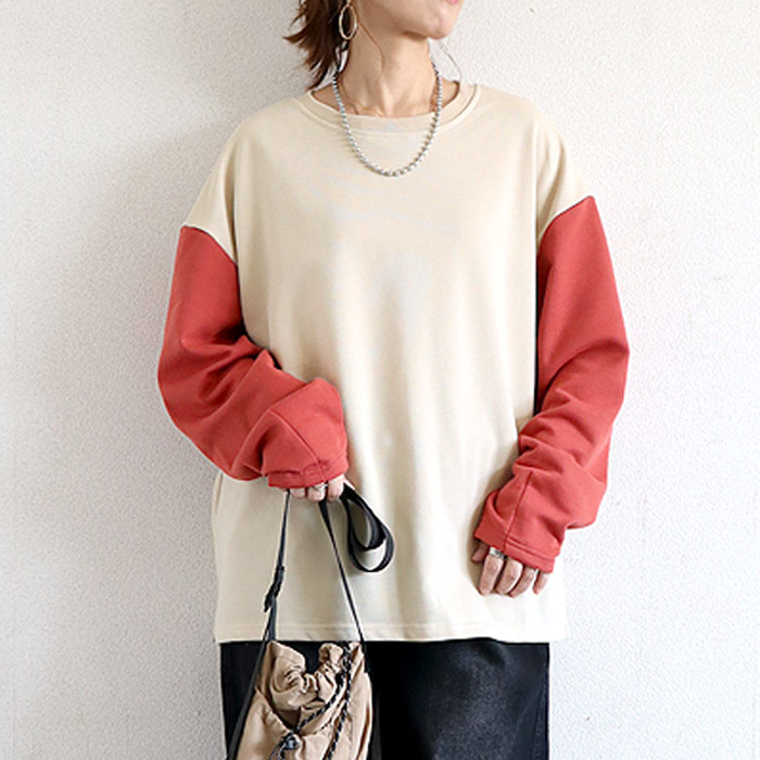 トレーナー スウェット トップス レディース 長袖 秋 冬 黒 おしゃれ かわいい 30代 40代 50代 ゆったり [郵3]^t968^ | uricca | 04