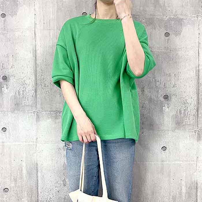 「1295円 3点購入クーポンで」 Tシャツ レディース トップス 半袖 春 夏 黒 白 おしゃれ ボーダー 柄 きれいめ 5分袖 ゆったり [郵3]^t975^ | uricca | 12