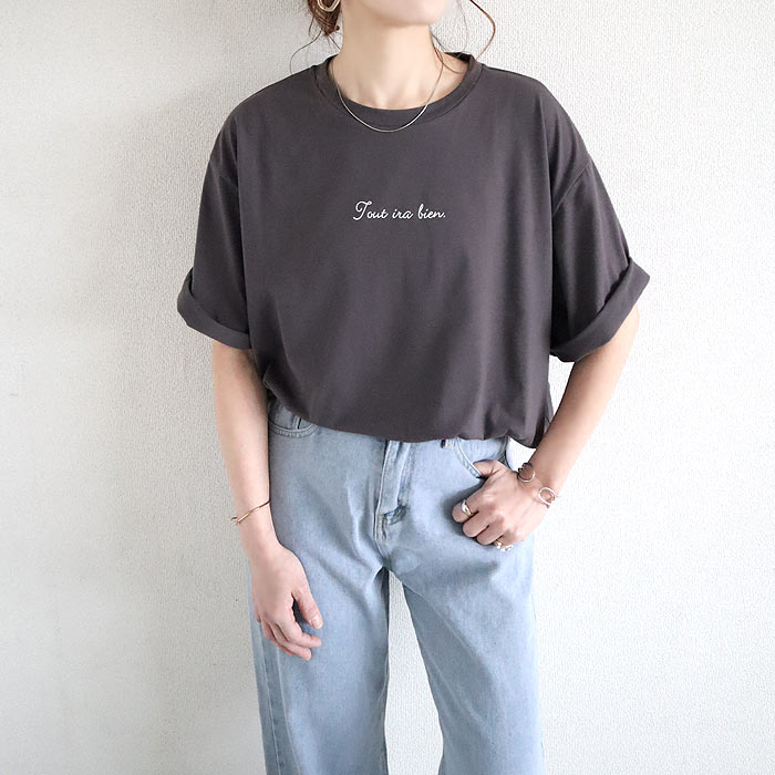 JUCCA 売れ筋商品|||ユッカ Tシャツ トップス レディース Tops Red Vネックツイストリブ半袖トップス レディース 春夏秋冬 新作