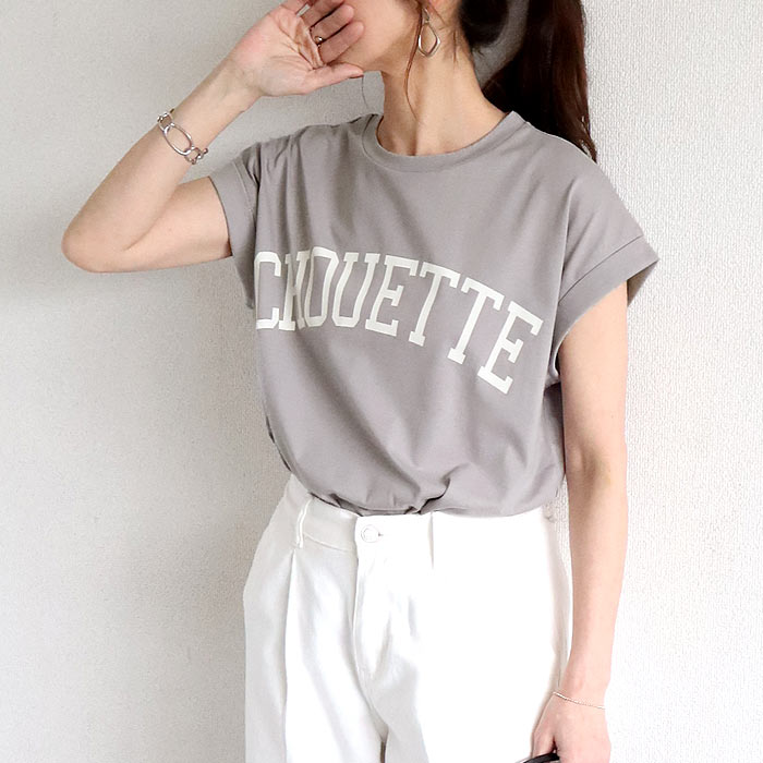 Tシャツ レディース トップス 半袖 春 夏 黒 白 おしゃれ かわいい ロゴ プリント 30代 40代 50代 [郵1.5]^t992^ | uricca | 03