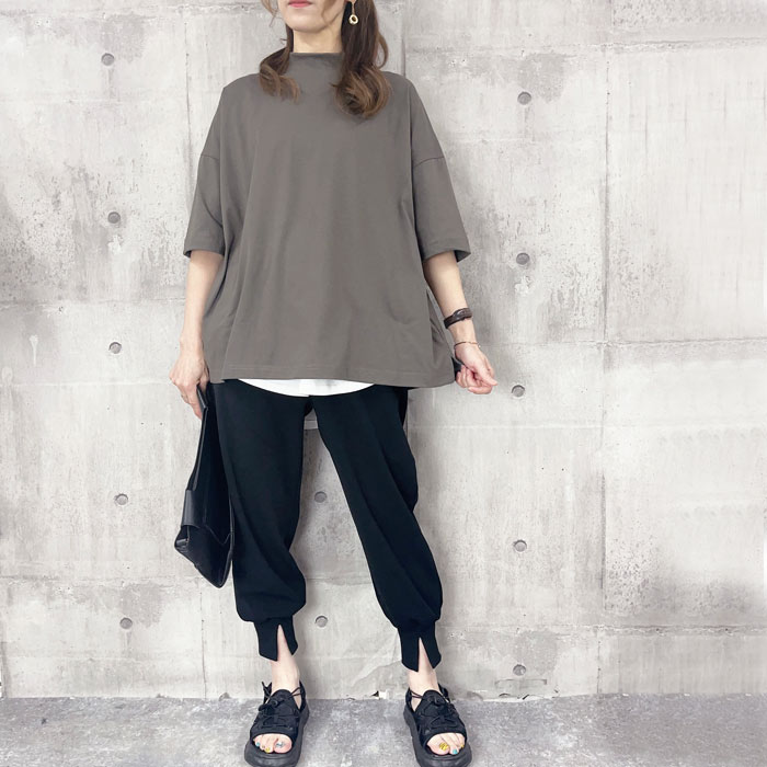 uricca トップス Tシャツ レディース 五分袖 カットソー ボトル