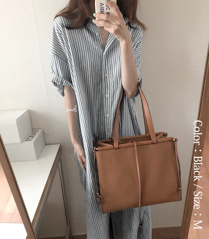 シャツワンピ ワンピース レディース シャツ 半袖 ストライプ ロング 羽織り 白 黒 2WAY カーディガン アウター [郵1.5]^v170^爆買 | uricca | 12
