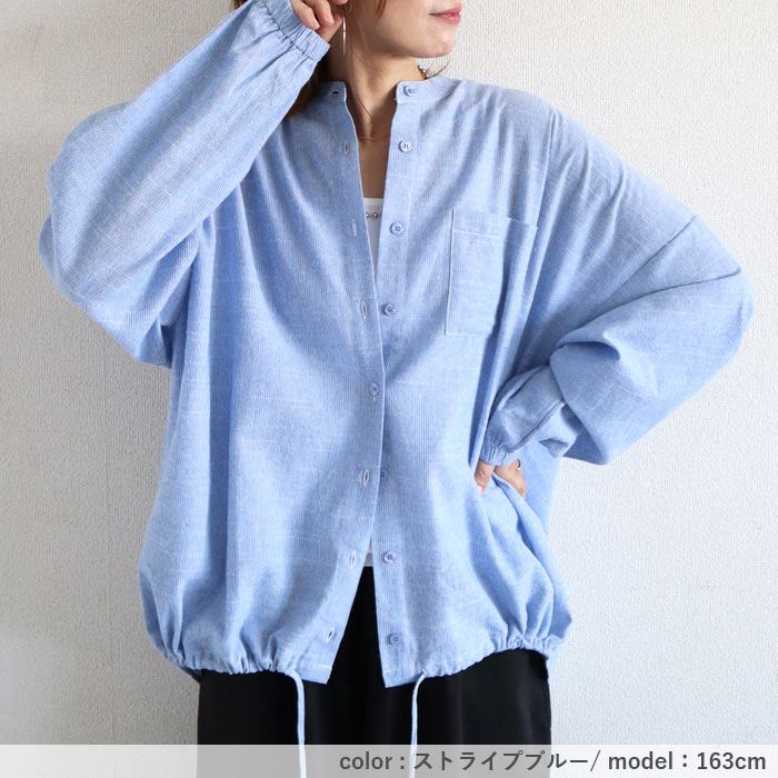 2392円 クーポンで★ ブラウス シャツ トップス レディース 長袖 前開き 春 秋 冬 黒 白 おしゃれ かわいい 大きいサイズ [郵2]^v181^ | uricca | 33