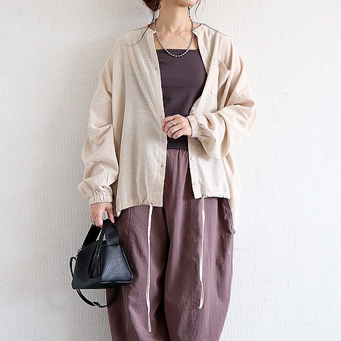 ブラウス シャツ トップス レディース 長袖 前開き 春 秋 冬 黒 白 おしゃれ かわいい 大きいサイズ [郵2]^v181^ | uricca | 15