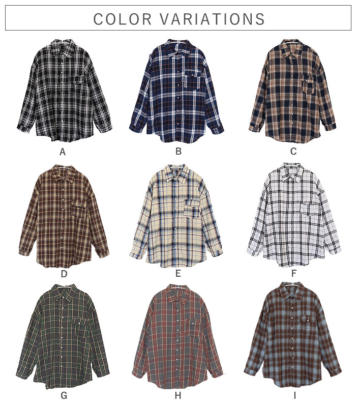 ブラウス シャツ トップス レディース ネルシャツ 長袖 秋 冬 白 黒 チェック 柄 おしゃれ 重ね着 レイヤード [郵2]^v191^バナー | uricca | 25