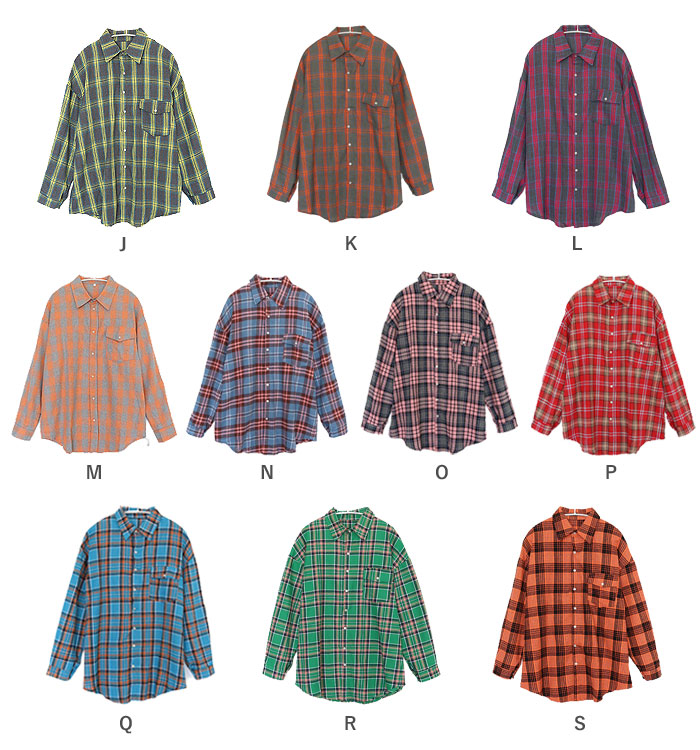 ブラウス シャツ トップス レディース ネルシャツ 長袖 秋 冬 白 黒 チェック 柄 おしゃれ 重ね着 レイヤード [郵2]^v191^バナー | uricca | 26