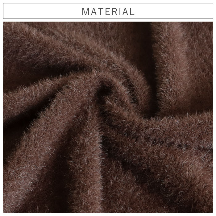 3591円 クーポンで！ アウター レディース ニットカーディガン 秋 冬 白 黒 おしゃれ 長袖 シャギー 極暖 暖か ぽわん袖 体型カバー 羽織り^v195^ | uricca | 11