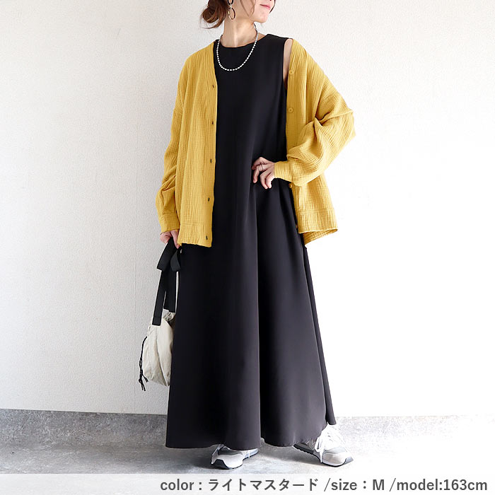 3316円 クーポンで！ カーディガン レディース カーデ アウター ダブルガーゼ 綿100％ オーバーサイズ トップス 前ボタン 春 夏 秋 上着 羽織 [郵3]^v198^ | uricca | 23