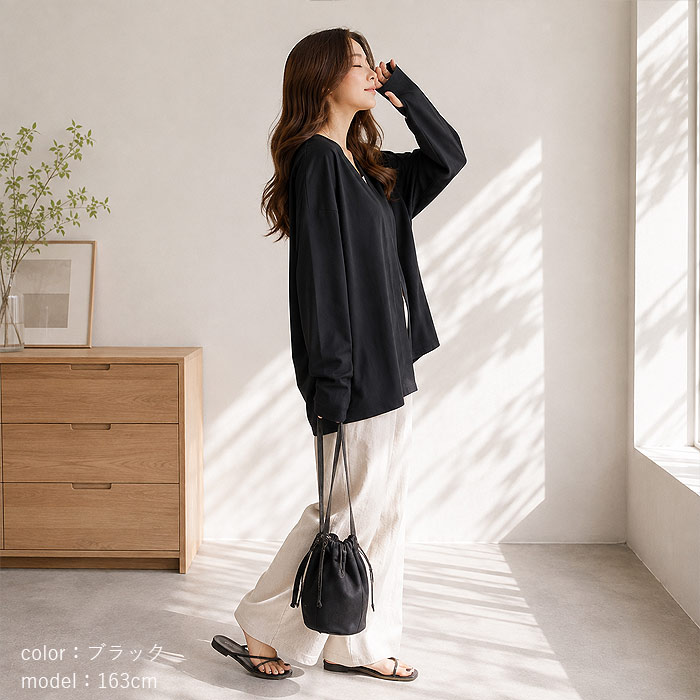 接触冷感 カーディガン レディース 夏 冷感タッチ UV対策 UPF50+ 長袖 指穴付き Vネック 薄手 カーデ アウター ゆったり シアー トップス 冷房対策 羽織 ^v206^ | uricca | 13