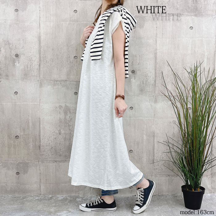 ワンピース Tシャツワンピ tシャツ フレンチスリーブ 半袖 ロング丈 レイヤード レディース[郵3]^w683^爆買 | uricca | 02
