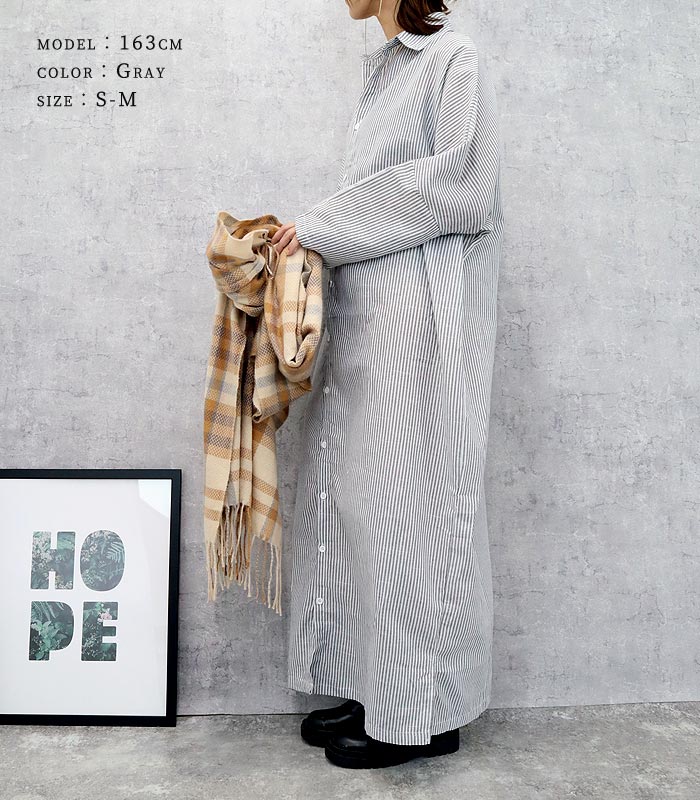 ズッカ　レオパードエンブロイダリー　ワンピース　ロングシャツワンピース　透け感 シャツワンピース | ONE PIECE | Noela OFFICIAL WEB STORE