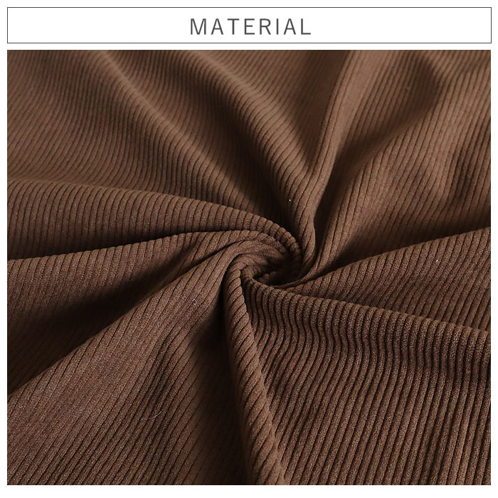 2691円 クーポンで！ ワンピース レディース コーデュロイ 秋 冬 白 黒 おしゃれ かわいい フード ノースリーブ 重ね着 ミドル丈 ゆったり [郵3]^w728^ | uricca | 10