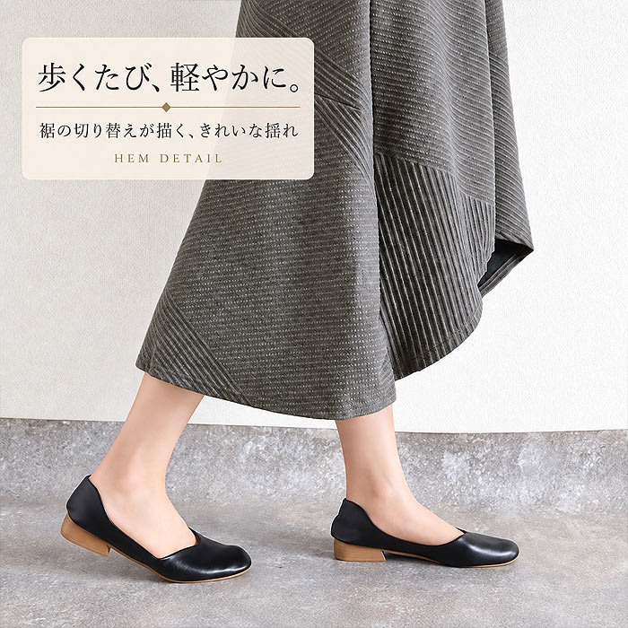 ワンピース レディース ニットワンピース 春 秋 冬 黒 おしゃれ 長袖 ハイネック タートルネック 重ね着 ゆったり [郵3]^w736^ | uricca | 05