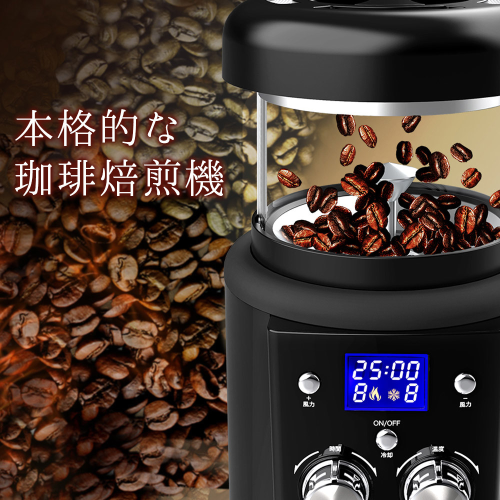 コーヒー焙煎機 SY-121N アウトドア 美味しい アイス コーヒー 
