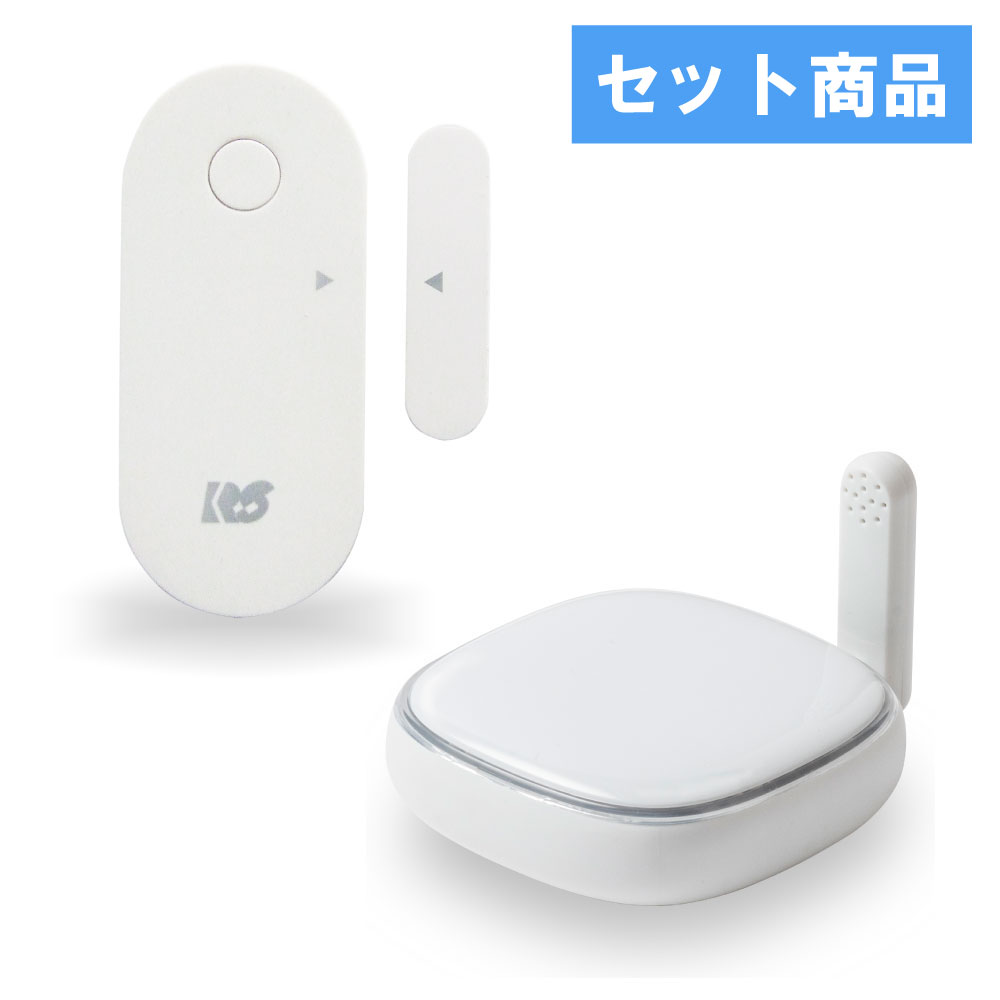 smalia スマリア スマートリモコン 「RS-WBRCH1」＆ smalia 開閉センサー「RS-BTDS1」セット | 