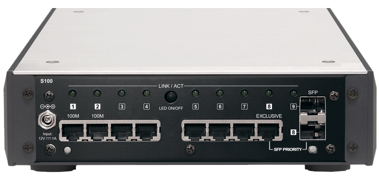 DELA ネットワークスイッチ シルバーモデル S100/2-C-J : ラトック