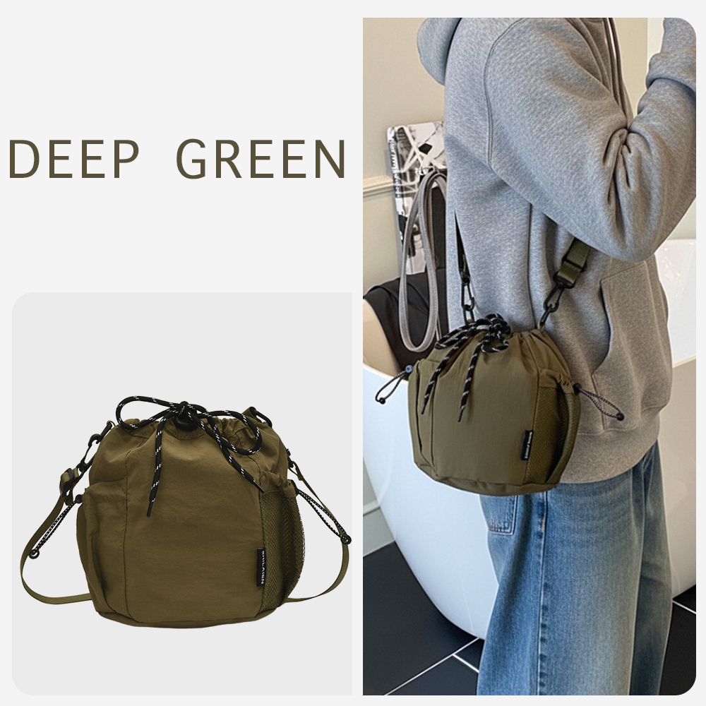 （全10色） ショルダーバッグ レディース メンズ バッグ 小さめ ナイロン 耐水 ポシェット 可愛い アウトドア サコッシュ 軽量 斜めがけ 巾着 多収納 | RATOM | 06