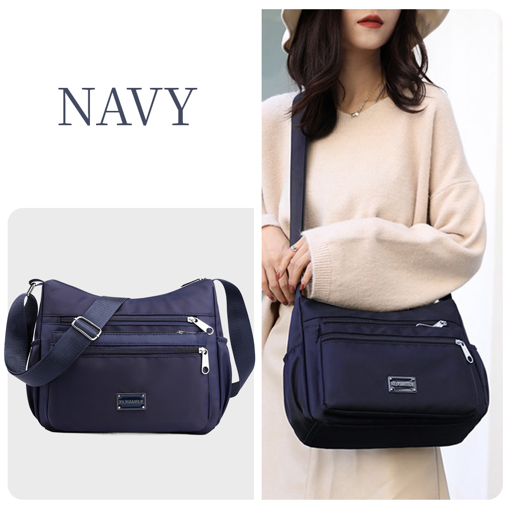 （スカーフ付き） ショルダーバッグ レディース 軽量 斜めがけ 大容量 防水 肩掛け 大きめ ブランド 人気 アウトドア 可愛い ナイロン マザーズバッグ | RATOM | 04