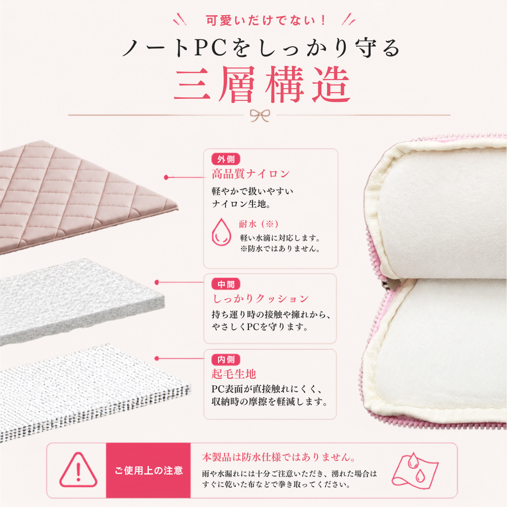 (耐衝撃/全面保護) パソコンケース ノートパソコンケース PCケース 可愛い 14インチ 13.3インチ 軽量 耐水 HP Dell MacBook Lenovo hp 爆買 | RATOM | 10