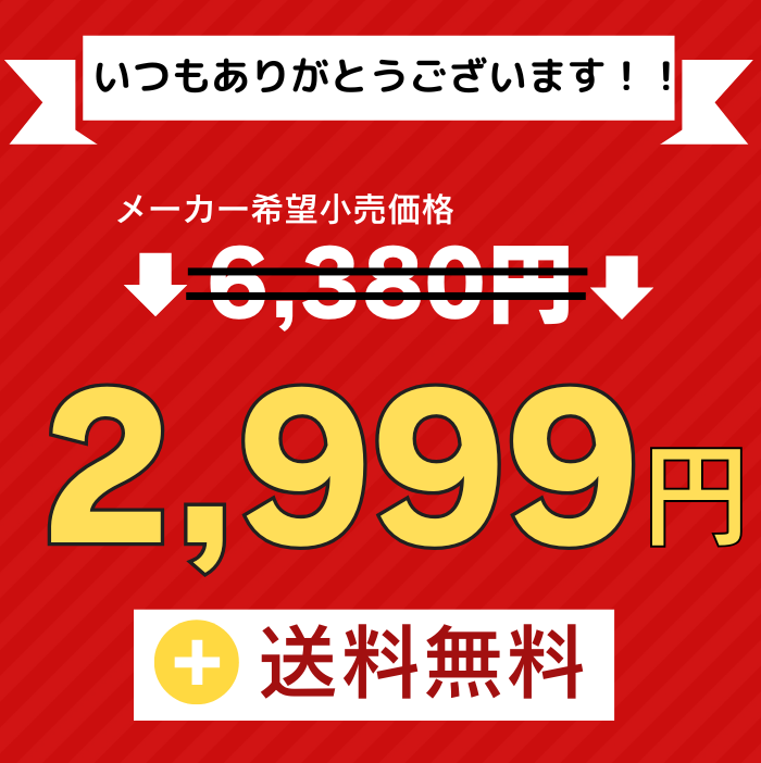 (メーカー希望小売価格6,380円→2,999...の詳細画像1