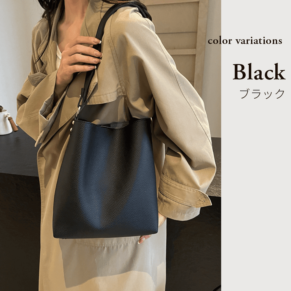 （ポーチ付き） ショルダーバッグ レディース トートバッグ 2way 斜めがけ 軽量 縦型 大容量 仕事用 自立 ビジネスバッグ 旅行 革 バッグ カバン 収納 | RATOM | 01