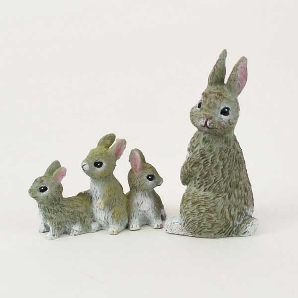 エクステリア・ガーデニング:動物置物・アニマルオブジェ:ウサギ・うさぎ