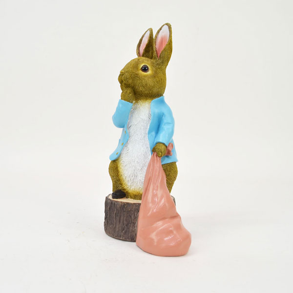 美品】ピーターラビット マット 木製 イギリス 置物 インテリア A1464