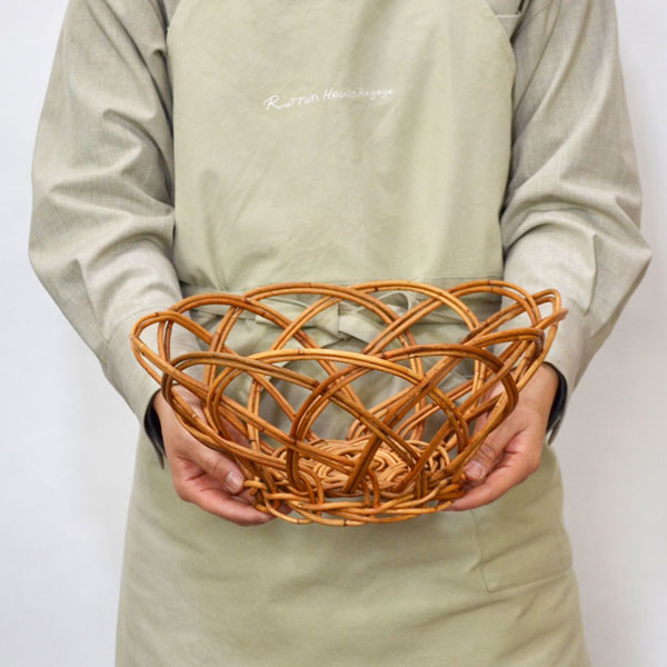 ラタンのゴミ箱 カゴ 籐 アラログ 楽天市場】バスケット アラログ 収納 幅45×奥行40×高さ17cm