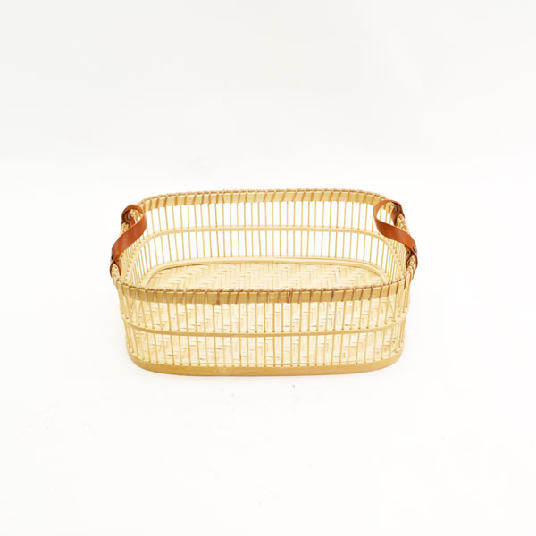 竹製脱衣かご S ランドリーバスケット バンブー 竹かご 籠 : ラタン