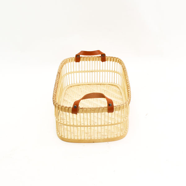竹製脱衣かご S ランドリーバスケット バンブー 竹かご 籠 : ラタン