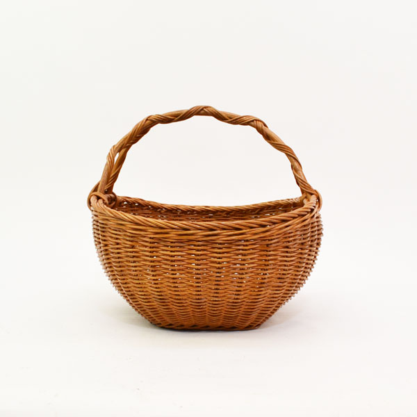 ラタン　透かしオーバルバスケット　(大)(小) 他　6点(写真掲載のお品) RATTAN OVAL BASKET / オーバルバスケット / ラタン / サイズ