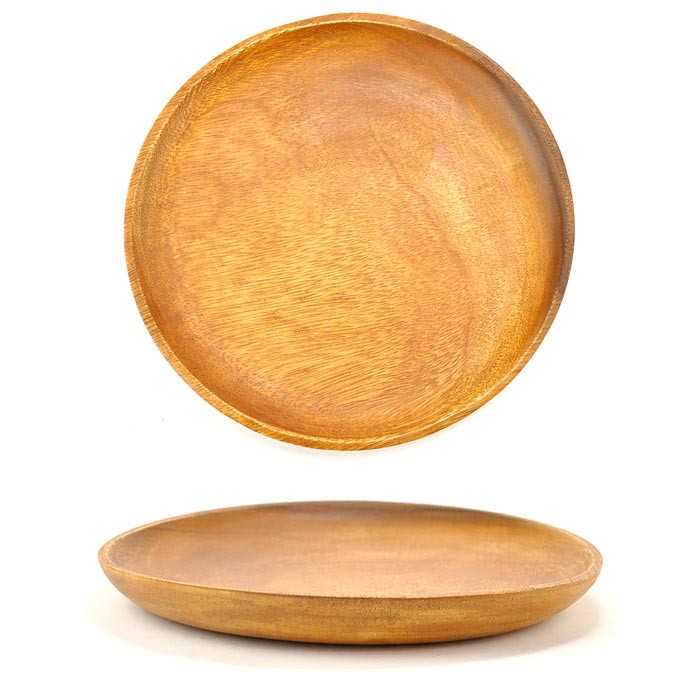 木製食器 取り皿 ラウンド M アカシア