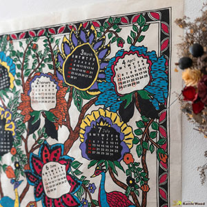 カレンダー 2026年 壁掛け シンプル インテリア 家族 北欧 ポスター