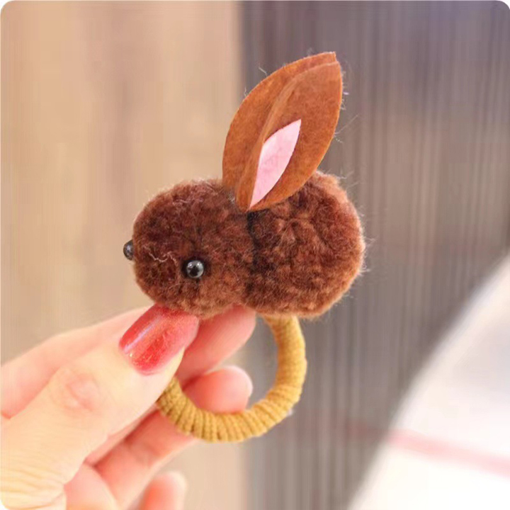 ヘアゴム ヘアアクセサリー 髪飾り うさぎ ウサギ ぬいぐるみ 子供
