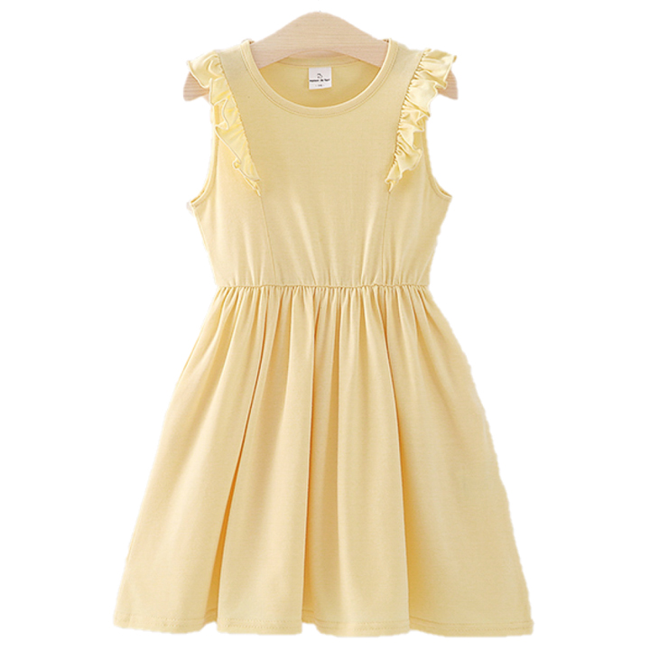 ワンピース ノースリーブ 半袖 子供服 女の子 キッズ フリル 春 夏 100cm 110cm 120cm 130cm 140cm メゾンドラビ SALE カットソー | ブランド登録なし | 05