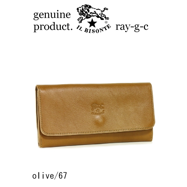 IL BISONTE（イルビゾンテ） 財布 IL BISONTE 3つ折り スリム ロング