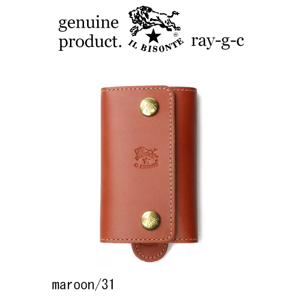 イルビゾンテ 6連キーケース maroon/31-