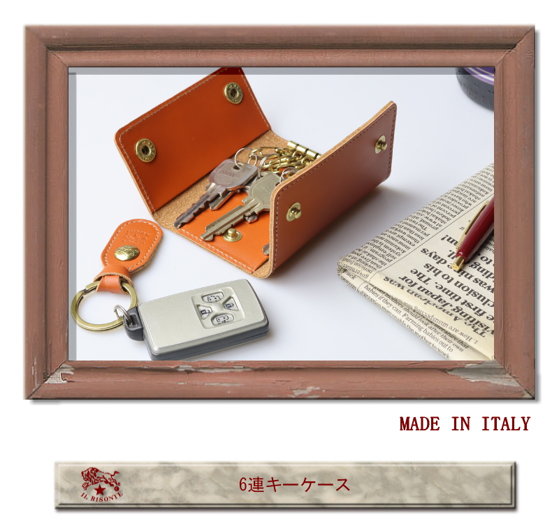 IL BISONTE（イルビゾンテ） キーケース IL BISONTE 6連キーケース