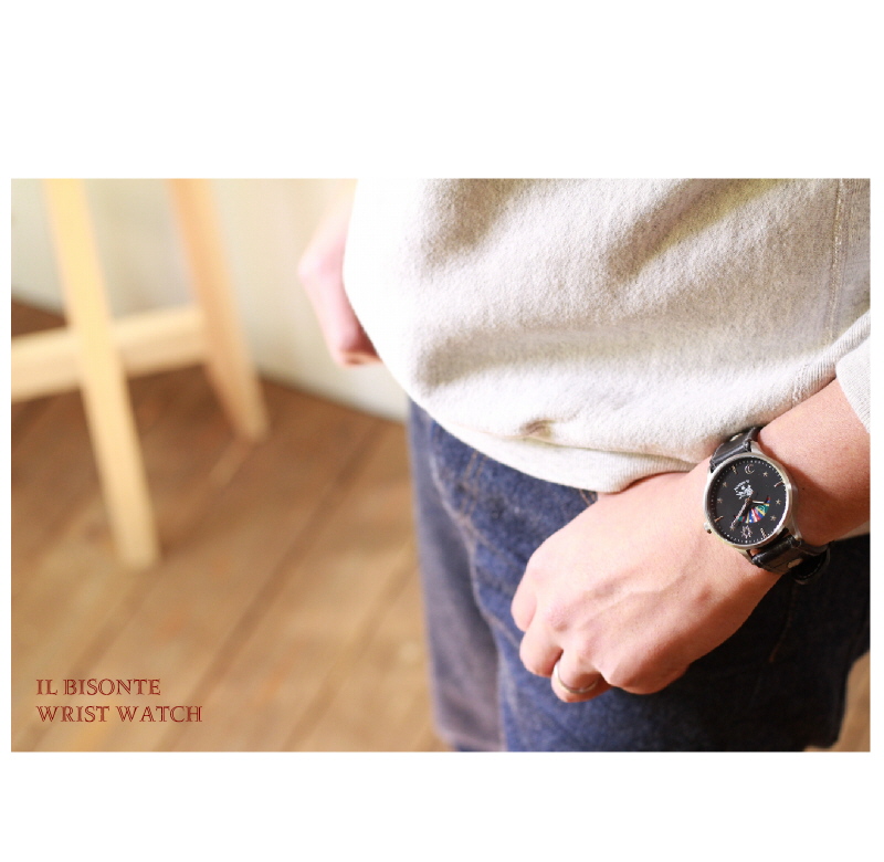 IL BISONTE イルビゾンテ 時計 Sun＆Moon リストウォッチ men's