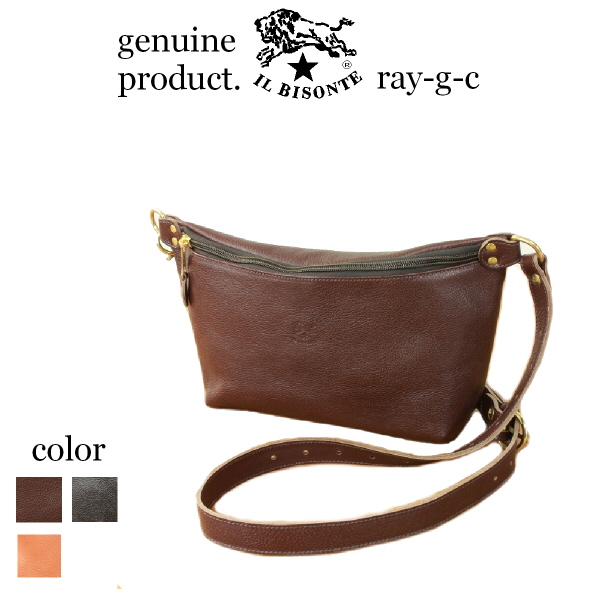 IL BISONTE イルビゾンテ バッグ レザーショルダーバッグ 2WAY