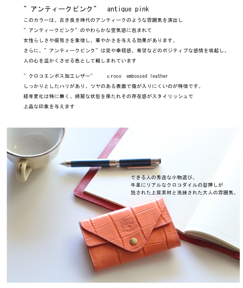 IL BISONTE イルビゾンテ カードケース 名刺入れ ダブルフラップ