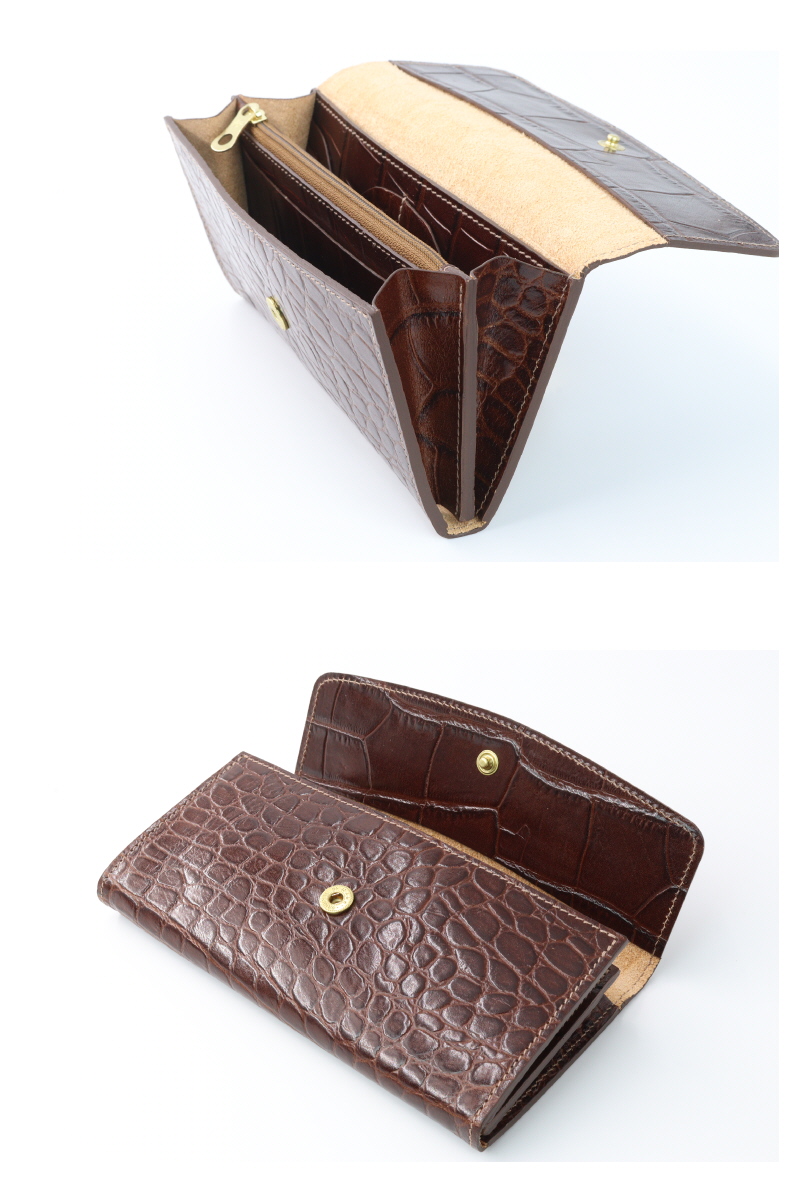IL BISONTE（イルビゾンテ） 財布 ラウンドフラップ ロングウォレット