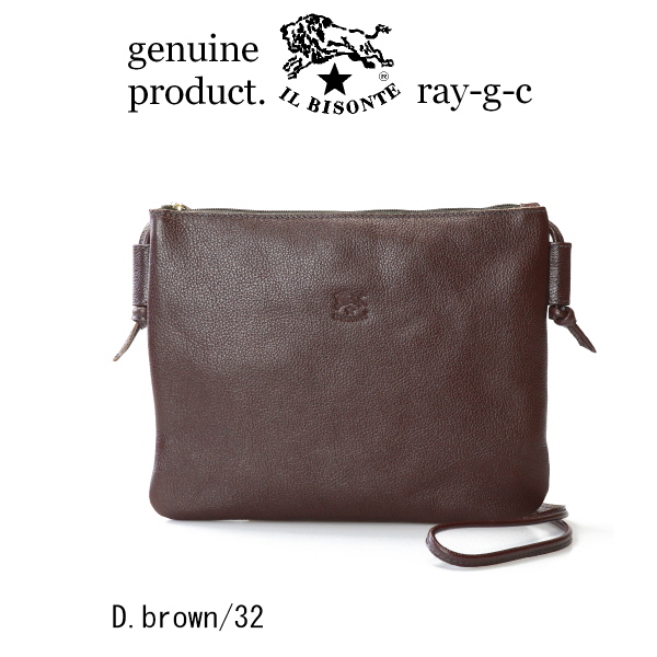 IL BISONTE（イルビゾンテ） バッグ フラット スクエア ショルダー