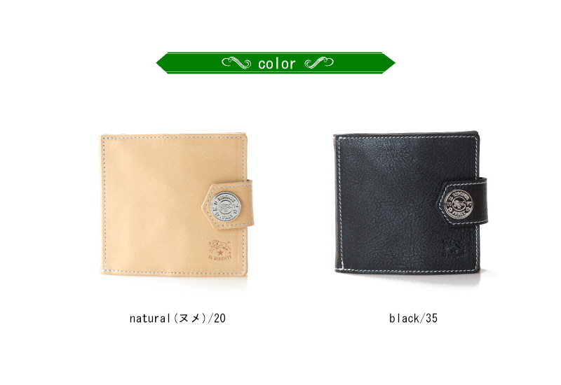 IL BISONTE イルビゾンテ 財布 シルバーメダル 二つ折り