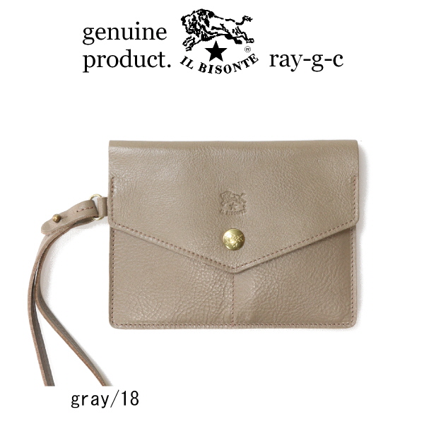 IL BISONTE（イルビゾンテ） パスポートケース クラッチタイプ