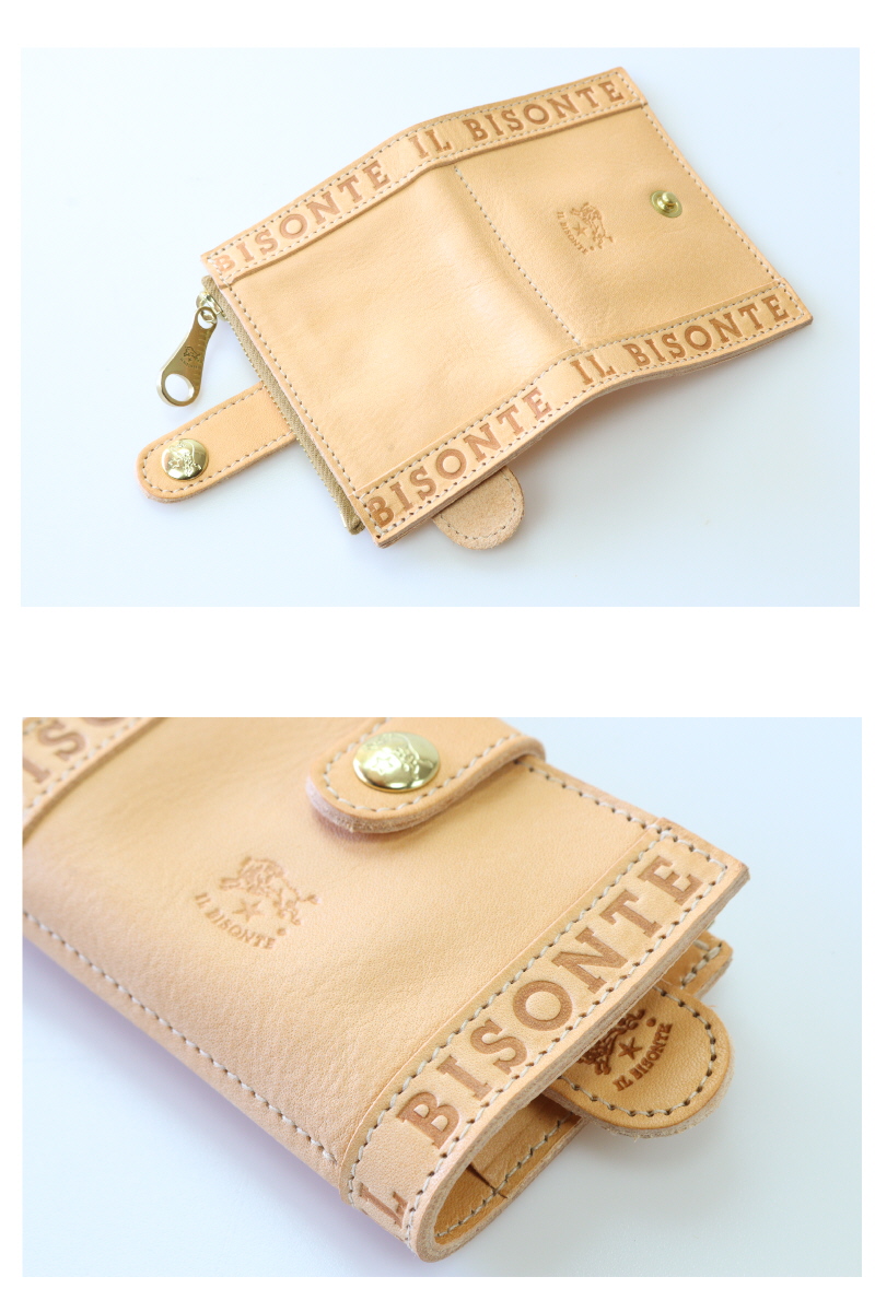 IL BISONTE（イルビゾンテ） キーケース ロゴテープ キーケース
