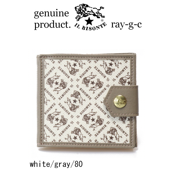 IL BISONTE（イルビゾンテ） 二つ折り財布 モノグラム 二つ折り