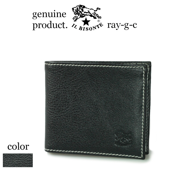 イルビゾンテ 財布 IL BISONTE 2つ折りウォレット Type-A ( 白ステッチ ) 二つ折り財布 5442300240 メンズ レディース ( 商品番号 IB-4-00240 )(11550円)